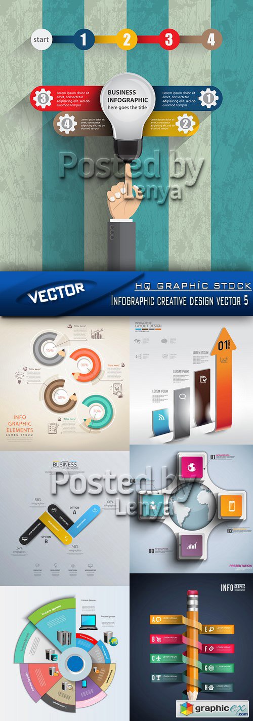 Stock Vector - Infographic creative design vector 5
