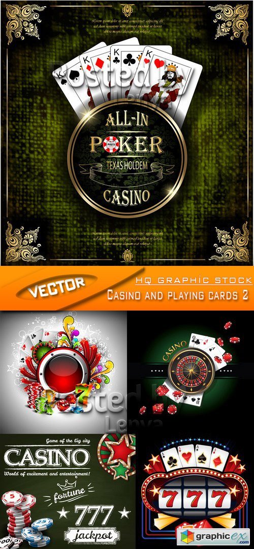 Stock Vector - Casino and playing cards 2