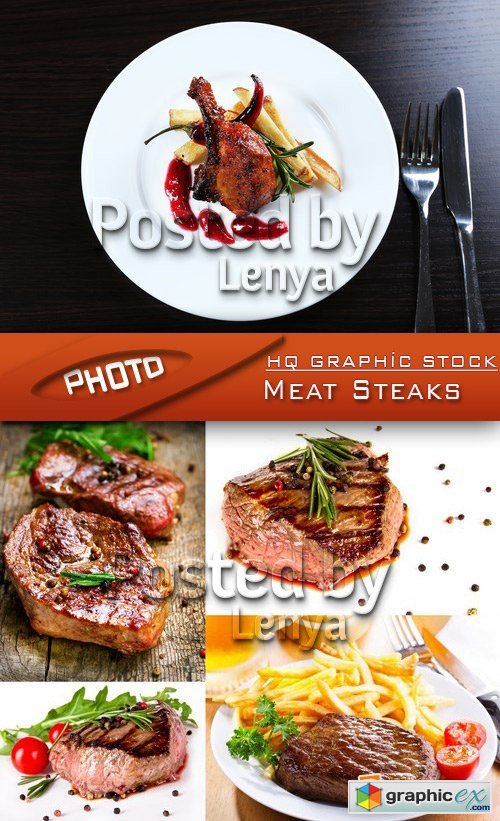 Stock Photo - Meat Steaks