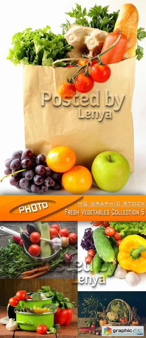 Stock Photo - Fresh Vegetables Collection 5