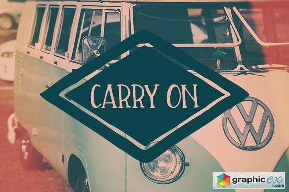 Carry On Font
