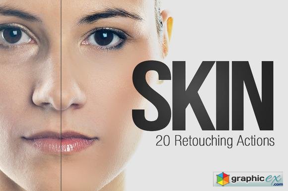 Skin - 20 Retouching Actions 3819