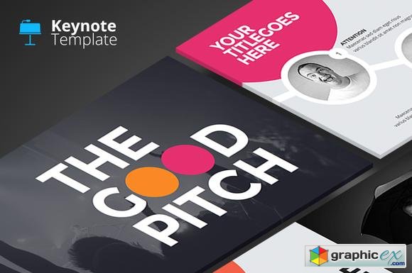 The Good Pitch - Keynote Template - Creativemarket 95997