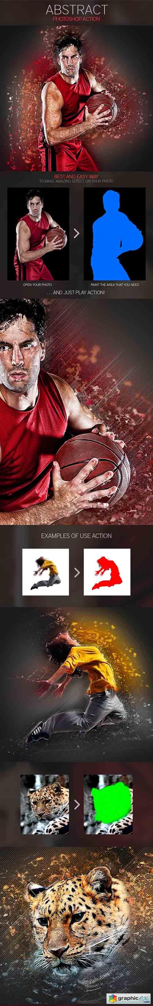 Abstract Photoshop Action 9325380