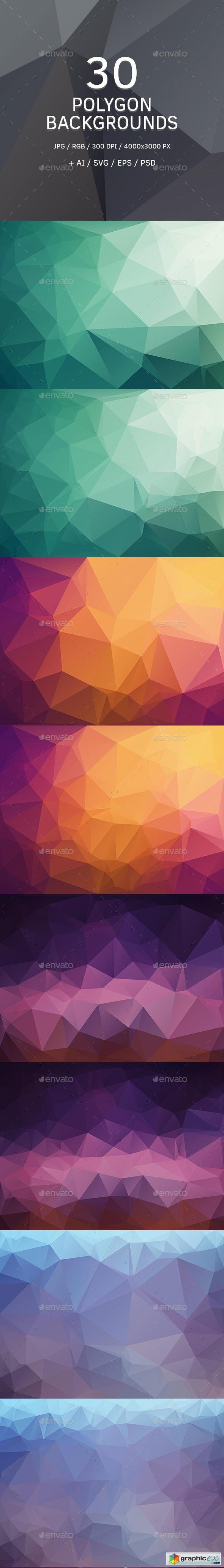 Polygon Backgrounds or Triangle Textures 9164509