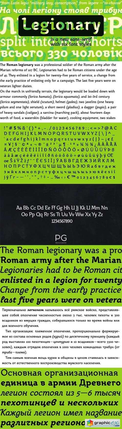 Legionary Font Family - 6 Fonts for $95