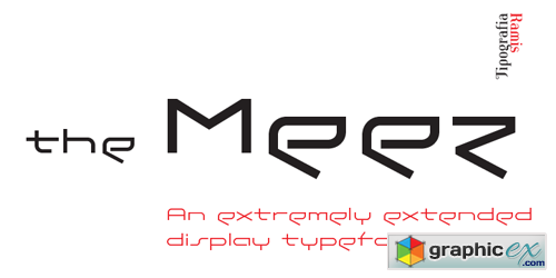 The Meez Font Family - 3 Fonts for $51