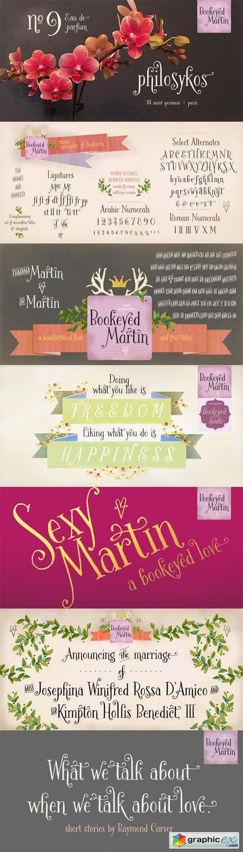 Bookeyed Martin Font Family - 2 Fonts for $30