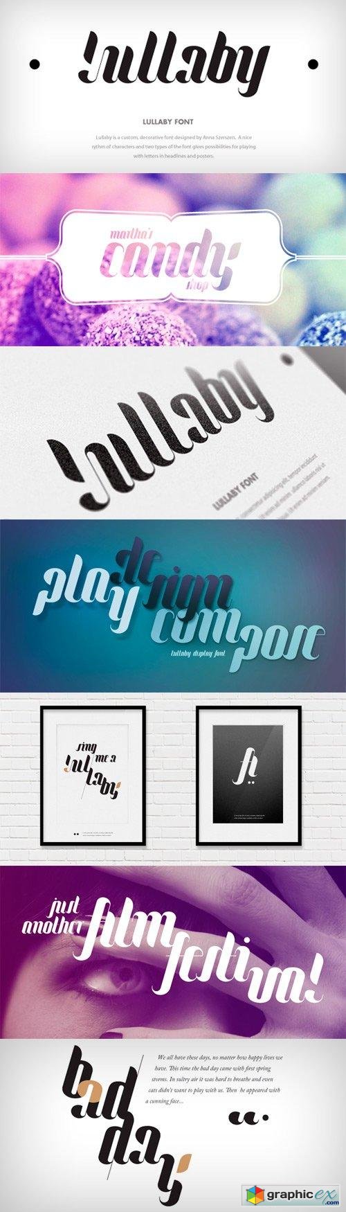 Lullaby Font for $20