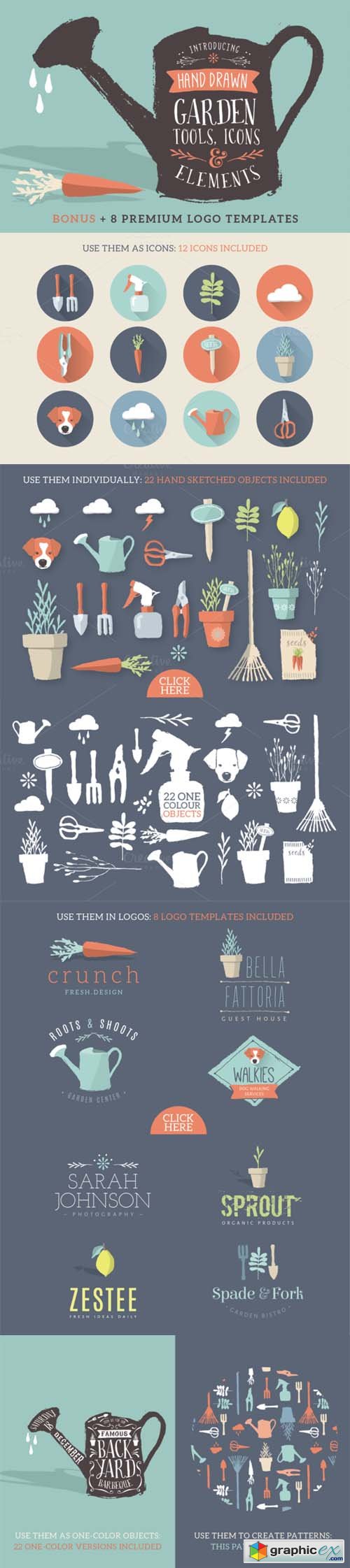 Sketched Icons, Tools & Elements 92851
