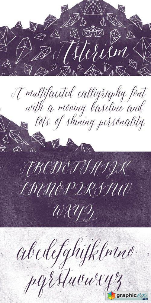 Asterism Font Family $30