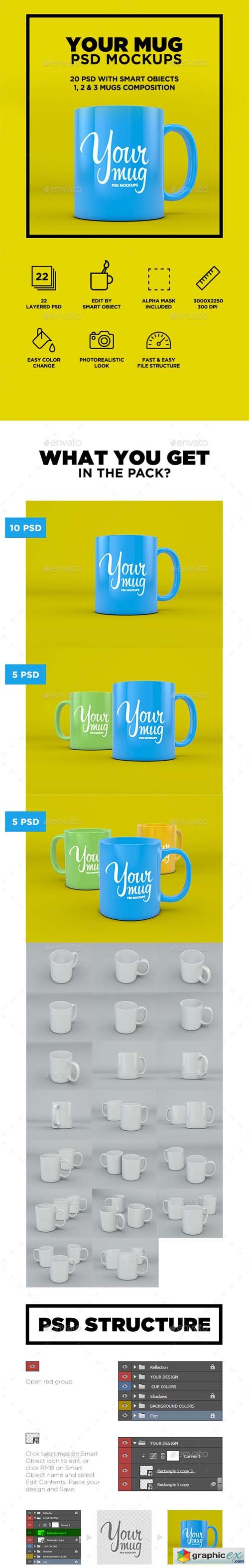 Your Mug - PSD Mockup 9412502