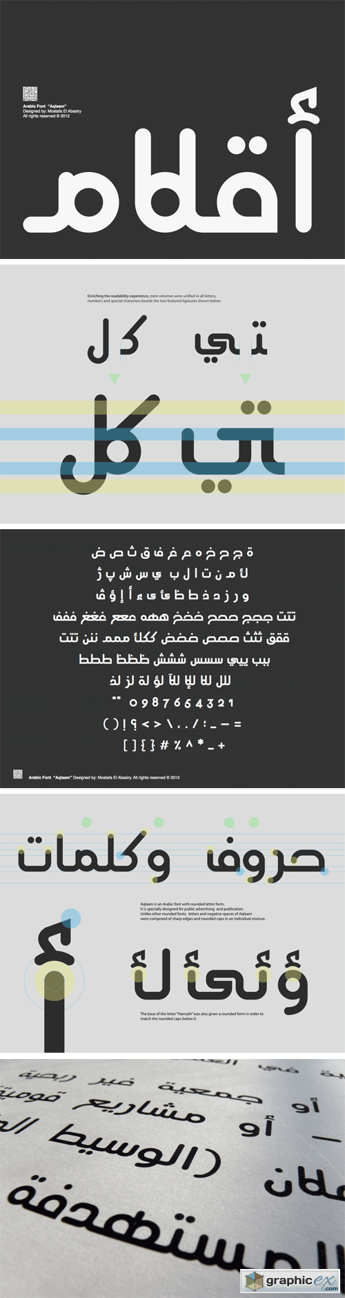 Aqlaam Arabic Font for $20