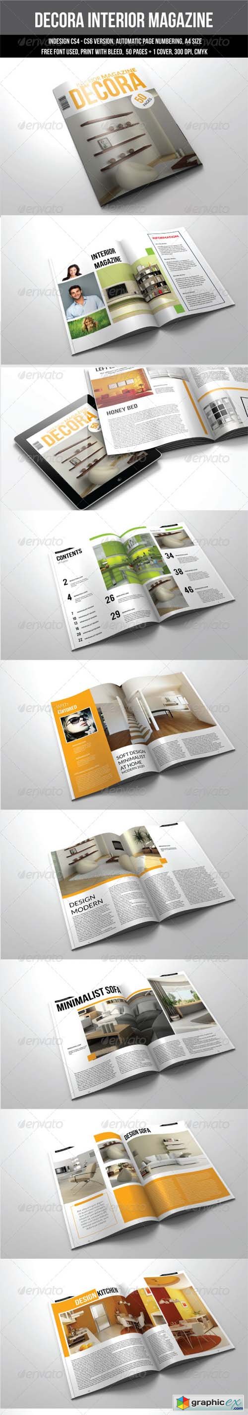 50 Pages A4 Indesign Magazine Template 7394852