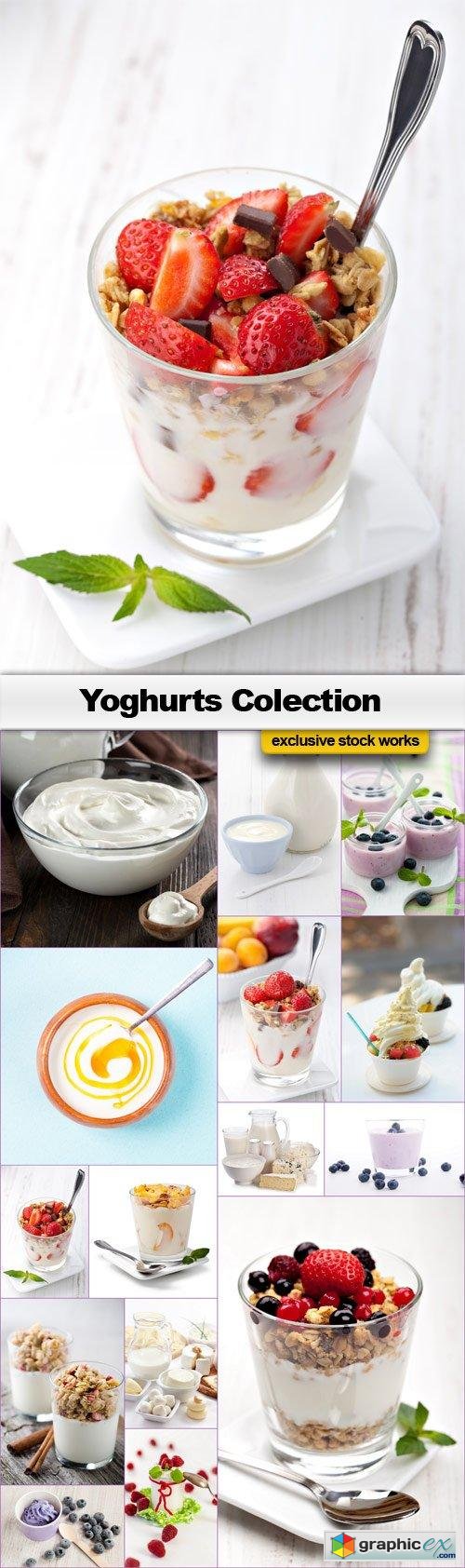 Yoghurts Collection - 15x JPEGs
