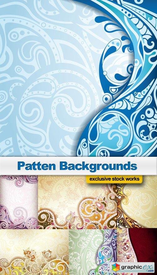 Patten Backgrounds - 25 EPS