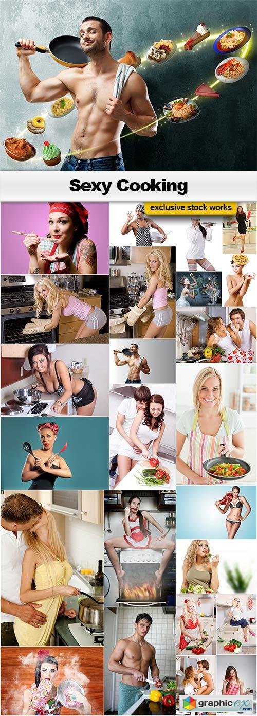 Sexy Cooking - 25x JPEGs