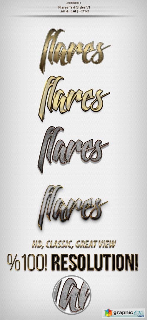 Flares Text Styles v1
