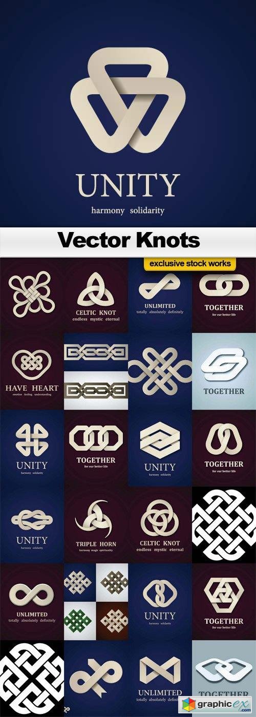 Vector Knots Collection - 25x EPS