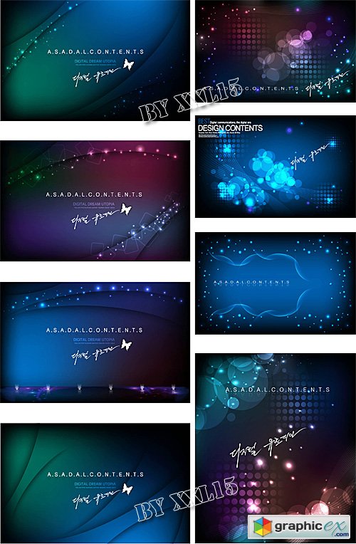 Dark abstract backgrounds 3