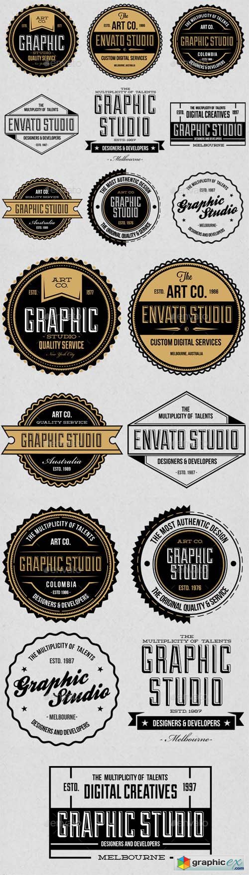 Studio Badges Labels 9470895
