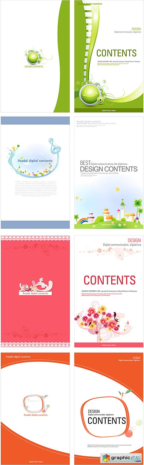 Brochures and cards design