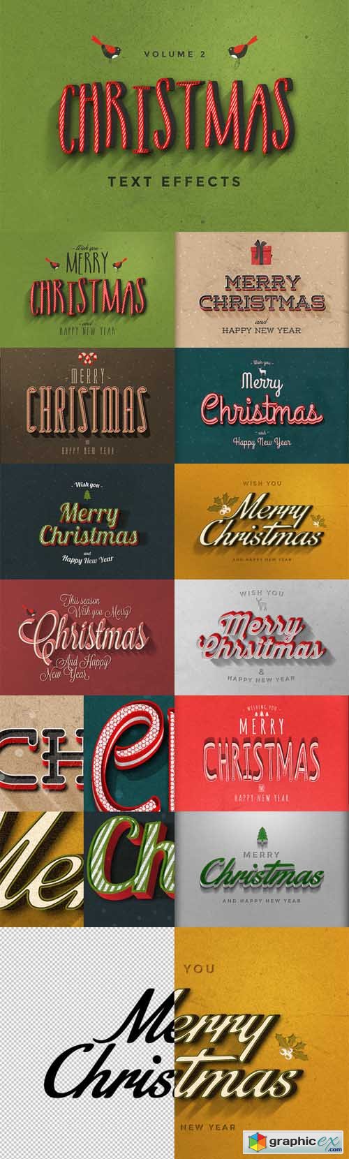 Christmas Text Effects Vol.2