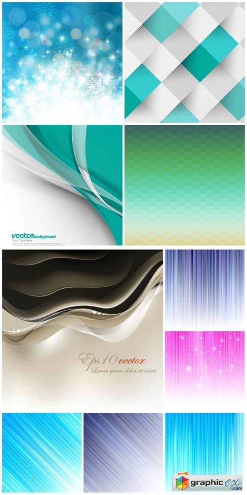 Vector backgrounds with abstraction, backgrounds blue and lilac tones
