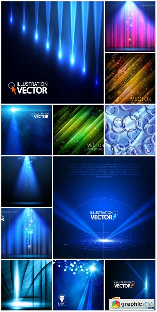 Vector backgrounds with abstraction # 23
