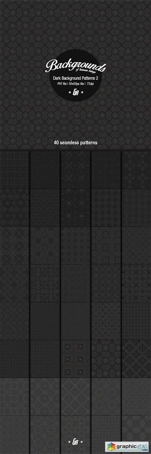 40 Dark Background Patterns 2
