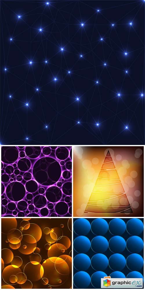 Vector backgrounds, abstract, shiny backgrounds