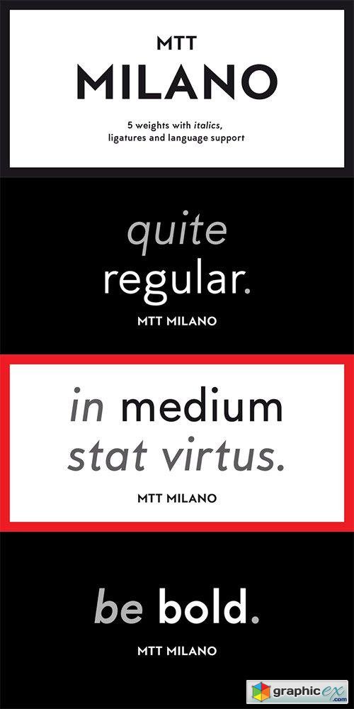 Mtt Milano Font Download Free