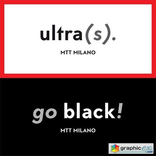 MTT Milano Font Family - 400$