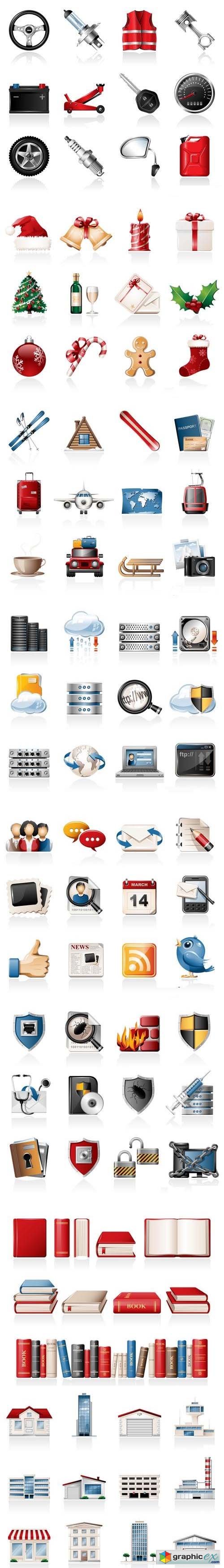 Stock Vector - Icons MIX 2