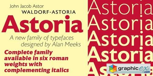 Astoria Font Family $320