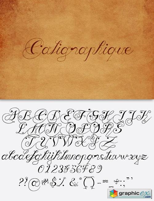 Caligraphique Font Pack