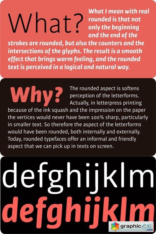 Bulo Rounded Font Family $250