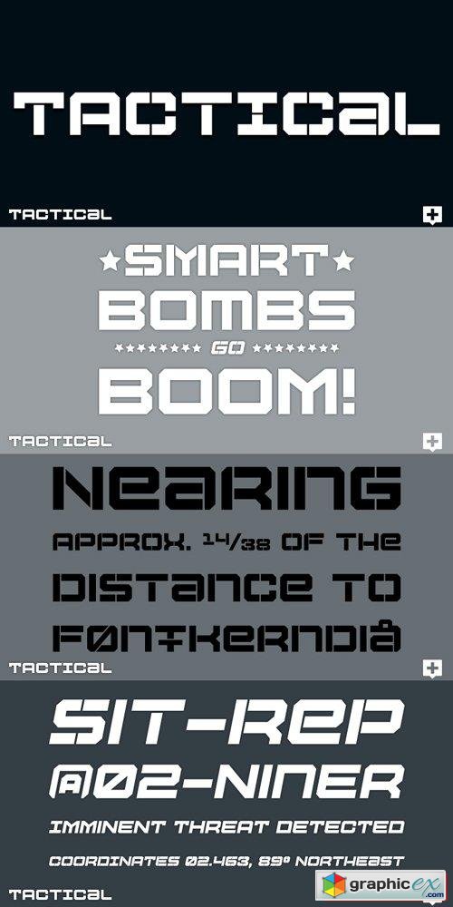 Tactical Font Family $56