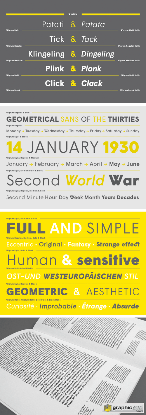 Wigrum Font Family - 10 Fonts 389