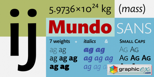Mundo Sans Font Family $540 (incomplated series)