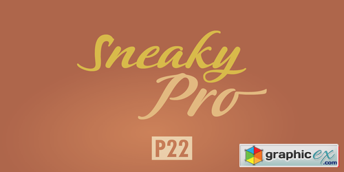 P22 Sneaky Pro Font Family $65