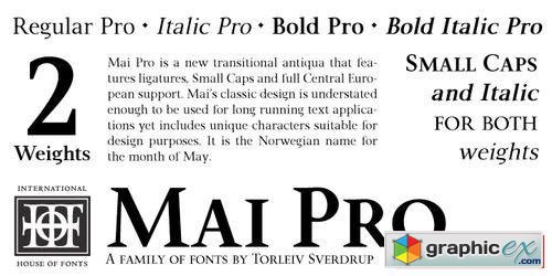 P22 Mai Pro Font Family $120