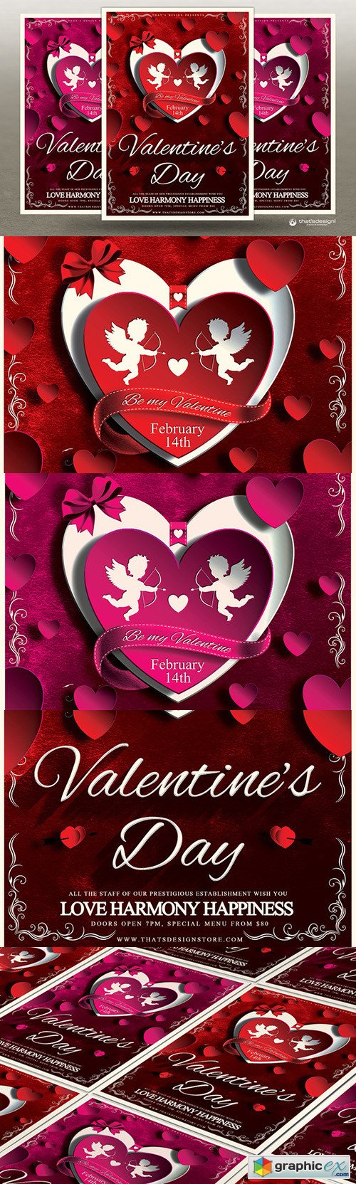  Valentines Day Flyer Template V3