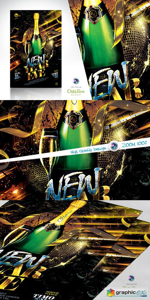 2015 New Year Eve Flyer Template V2