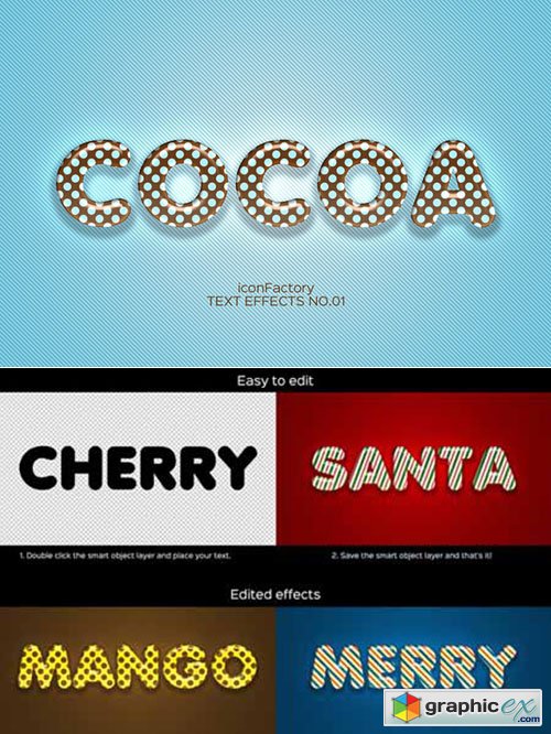 Candy Text Effects Vol.1