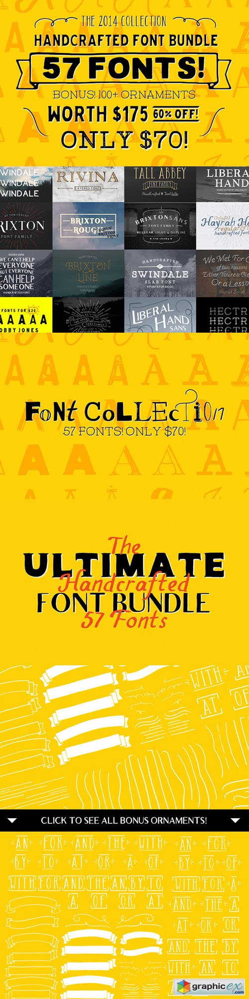 2014 Mega Font Bundle + Extras!