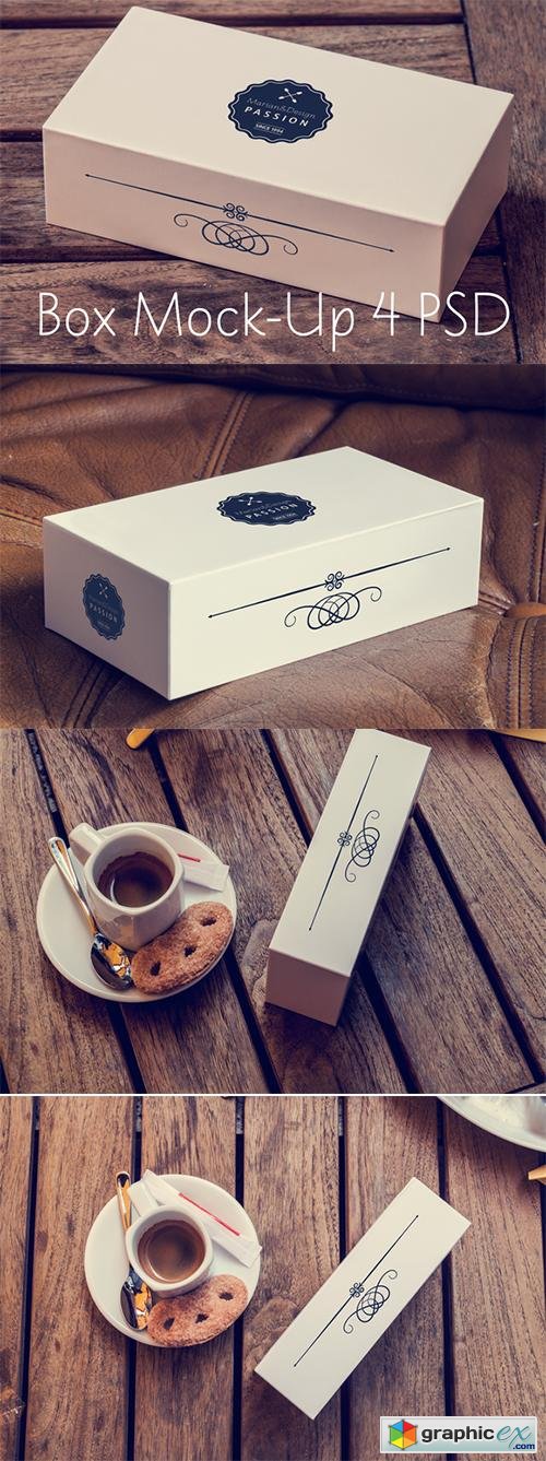 Hipster Mock-Up of Luxury Box
