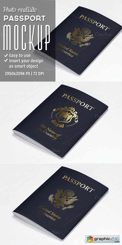 US passport PSD Template.rar