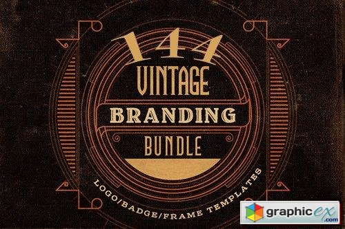 144 Vintage Branding Bundle