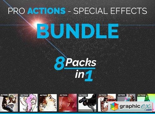 PRO Actions Bundle 8 Packs in 1
